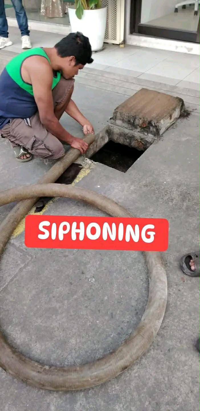 Siphoning process